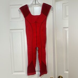 FP Movement‎ Onesie Bandage Material Stretchy jumpsuit cropped Red